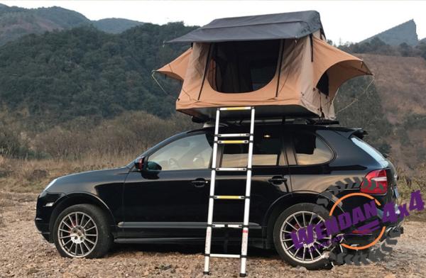 Popular Automatic 4 Person Roof Top Tent Car Sunscreen Leak Proof Camping