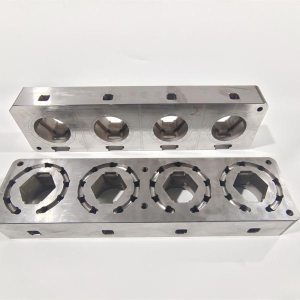 Precision 1.2083 Stainless Steel Mold Core Insert Block with ±0.005mm Tolerance and Multi-Cavity Design for Injection Molding