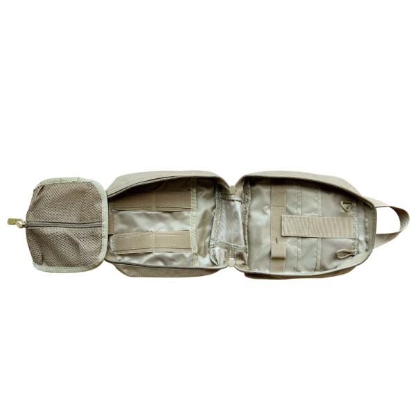 Bolsa de almacenamiento de cajas de primeros auxilios de color kaki para medicamentos de capacidad inferior a 21 litros