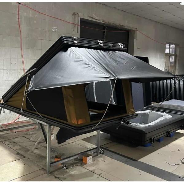Aluminum Z Shape Roof Top Tent Quick Automatic Opening For 4x4 Offroad Camping