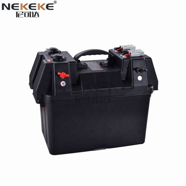 12V-24V Multi-function Automatic Battery Cases With Voltage Monitoring Output For Outdoor Electricity