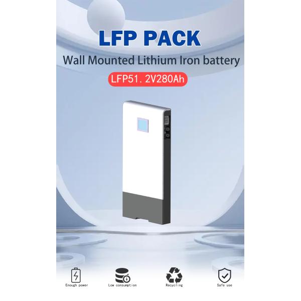 Powerwall 51.2V280Ah Almacenamiento de energía Batería de litio hierro fosfato para el hogar