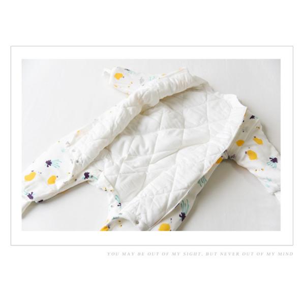 Unisex Muslin Baby Pajamas Cotton Fabric Plain Dyed Newborn Baby Outfits ODM / OEM