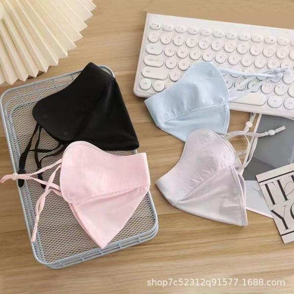 ЛЕТНЫЙ БУРС ОЧЕНЬ ПРОТЕКЦИЯ УГЛЕДЕНИЕ ЛЕДОВОГО Шелка солнцезащитная маска Женская солнцезащитная маска Женская УФ-защитная маска тонкая тень