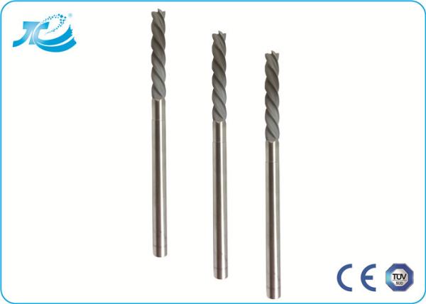 Solid Carbide Cutting Tools End Mill For Stainless Steel , Metal Removal End Mills