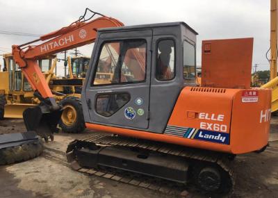 O modelo Used Hitachi Excavator EX60/EX60-1 de 2010 anos abaixa o horário laboral 3000h