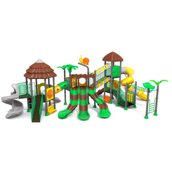 Galvanized steel pipe with splendid colors huge size outdoor playground equipment for massive site TQ-ZR1303