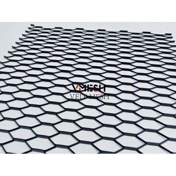 Decorative Archtectural Aluminium Plate Expanded Wire Mesh Standard Raised