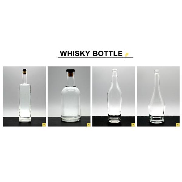 Custom 750ml Rocket Shaped Vodka Glass Bottle For Beverage Online with SCREW CAP