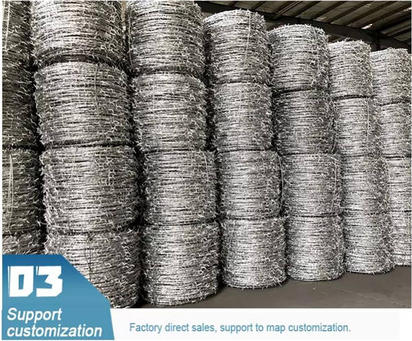 1.8mm Wire Galvanised Barbed Wire
