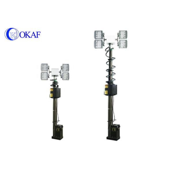 Aluminum Alloy Night Scan Light Tower Mobile Electric Led Light Mast