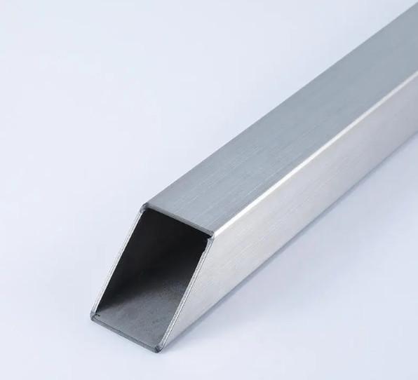 Practical Brushed Square SS Pipe , Rustproof SS Rectangular Tube