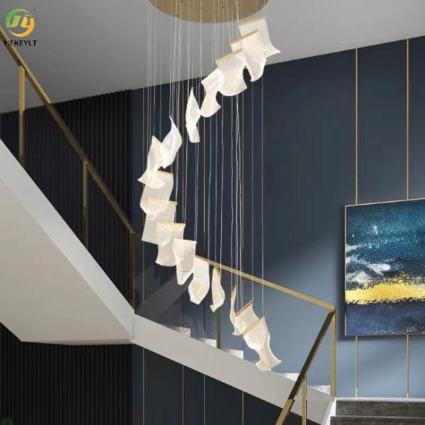 Intrgrated Led 800mm Crystal Pendant Light / Crystal Hanging Chandelier