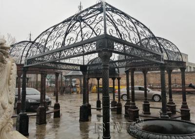 BLVE Cast Iron Gazebo Large Garden Pavilion Antique Decorative Outdoor