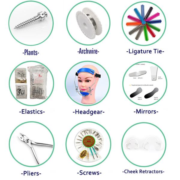 Ортодонтический TMA Archwire Круглый и прямоугольный для стоматологических материалов