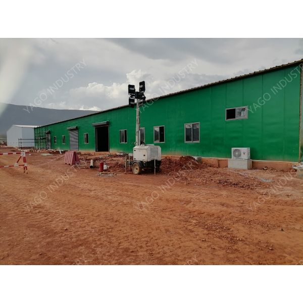 Wind Resistant Prefab Medical Buildings Office Staff Accommodation ODM