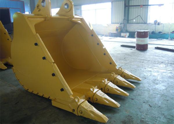 HARDOX500 Excavator Rock Bucket For PC 750 3.5 Cubic Meter 6 Month Warranty