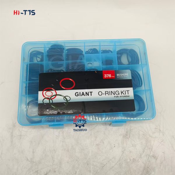 Excavator O Ring Kit Set Excavator Hydraulic O-Ring Box Standard O-Ring Kit NBR 376PCS