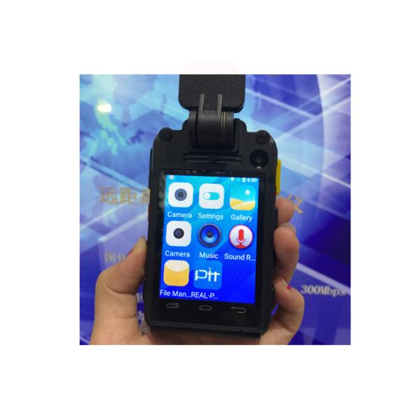 IP67 4G Police Body Worn Video Camera With Face Recognition GPS Live