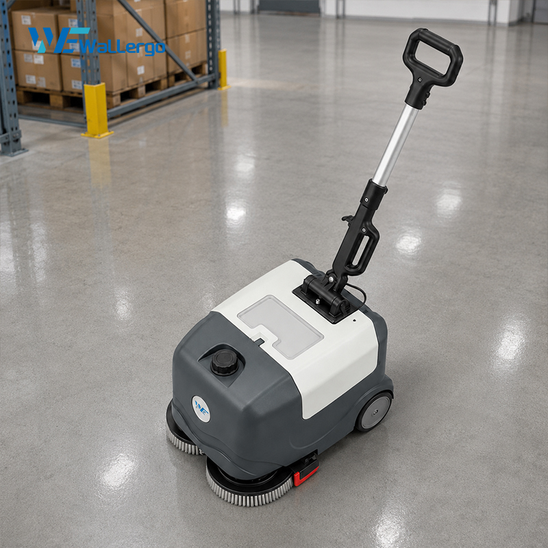 Handheld Floor Cleaning Machine 430 Cleaning Width Marble Small Floor Scrubber