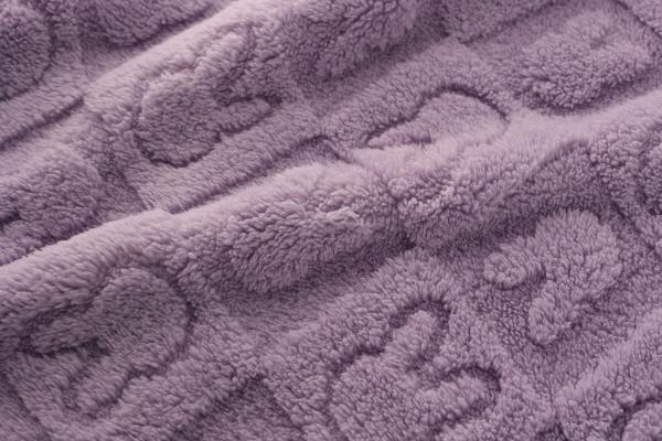 Eco-friendly Rabbit Pattern 100% Soft Polyester Jacquards Fabrics Shu Velveteen Sherpa Cotton Fabrics for Clothing for Home Blanket Textile