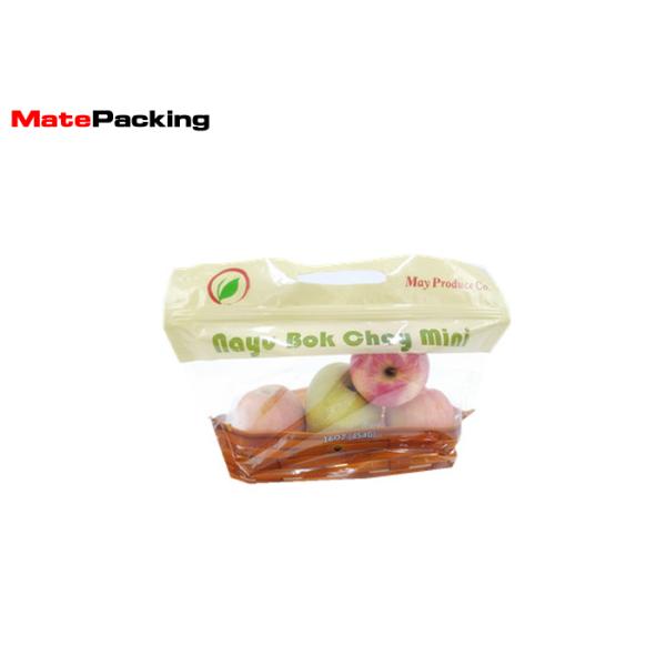 Protective Fresh Vegetable Plastic Packaging Bags Custom Printing Logo