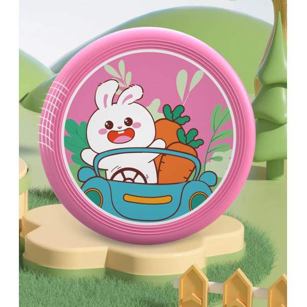 Disco volador suave de poliuretano PU personalizado para entrenamiento de mascotas, juguete Frisbee para perros