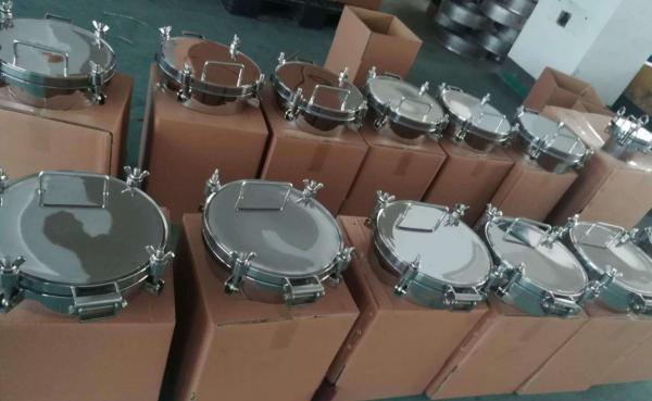 Tanque de água recipiente de pressão terminações de prato tampa 16 mm espessura aço inoxidável