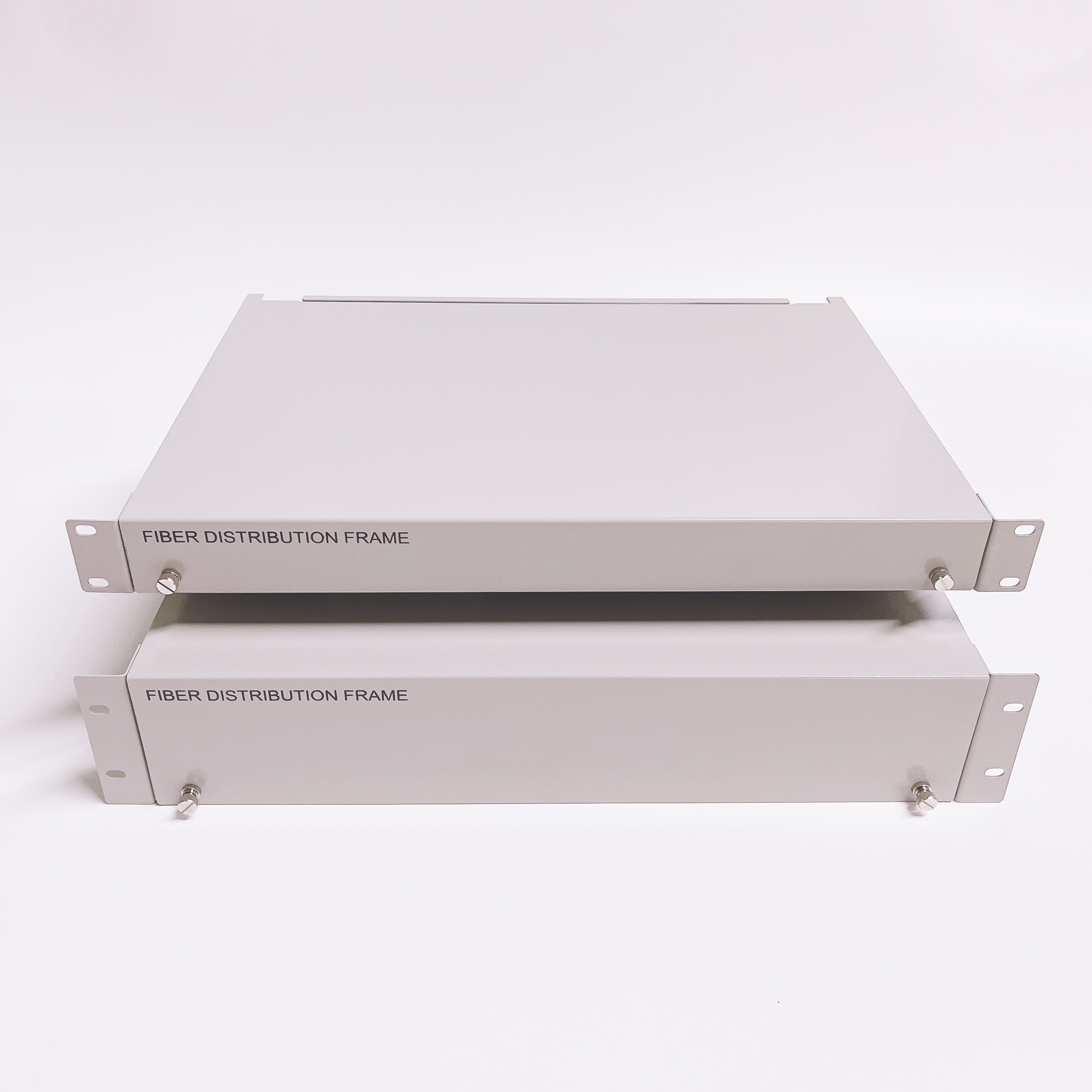 Дуплекс SC симплексный LC портов коробки 19inch 2U 48 пульта временных соединительных кабелей волокна FTTH