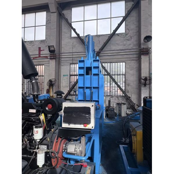 100 Ton Hydraulic Vertical Baler for Waste Recycling and Space Saving Solutions