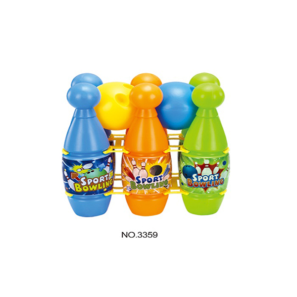 Colorful Plastic Indoor Girls Kids Sports Toys Children's Bowling Ball Set