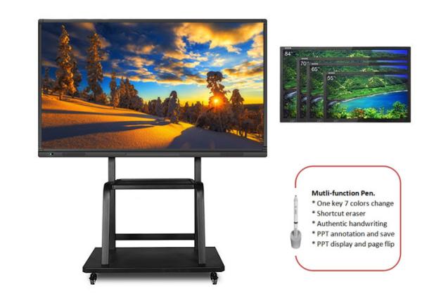 75 Inch 4K Interactive Digital Whiteboard With Vector Touch & Authentic Pen Touch