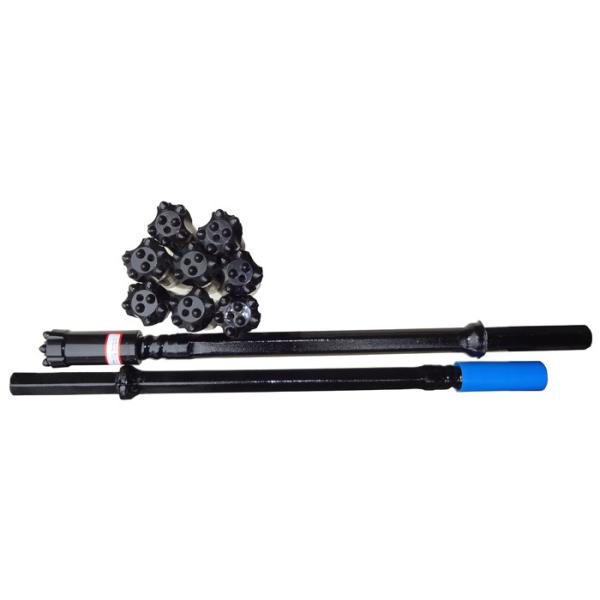Comprimento rosqueado T38 de M do material 0,4 - 6 do carboneto de Rod do aço de broca da rocha T45