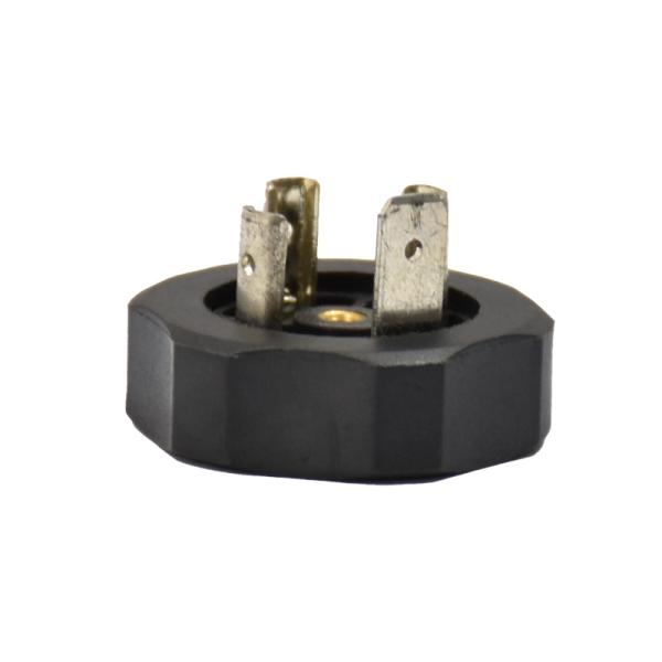 16A Rohs PA66 Solenoid Value Circular Connector Base A Type PA GF