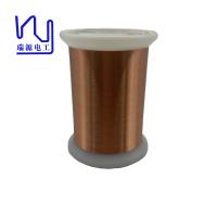 Fios de cobre sólido ultrafinos 0,018 mm Solução de condutor elétrico de cor natural esmaltado