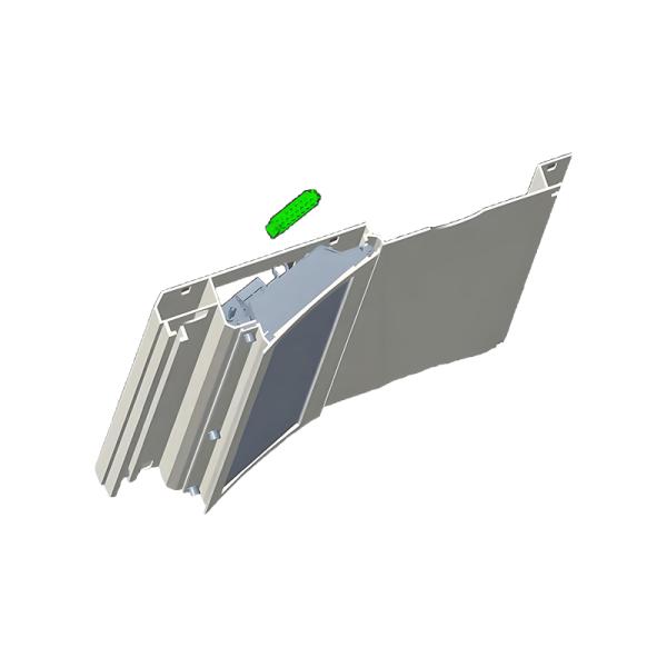 HT190 Railway Vehicle Saloon Light with Ceiling Panel for Singapore Metro