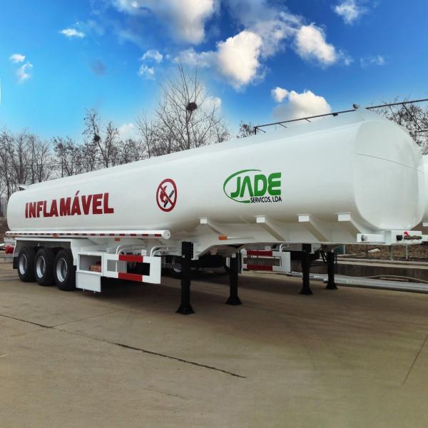 42000 Liters 28t Diesel Tank Trailer Heavy Duty
