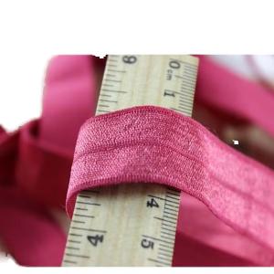 Shiny Bias Elastic Webbing 20mm Width Spandex Material with Oeko-Tex Certificate Stretch Feature