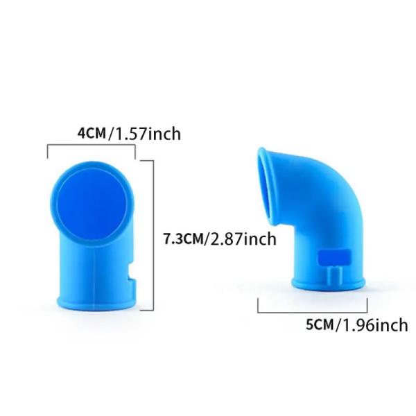 Desviador giratorio del vapor del Cookware de la goma de silicona 360 para la olla de presión