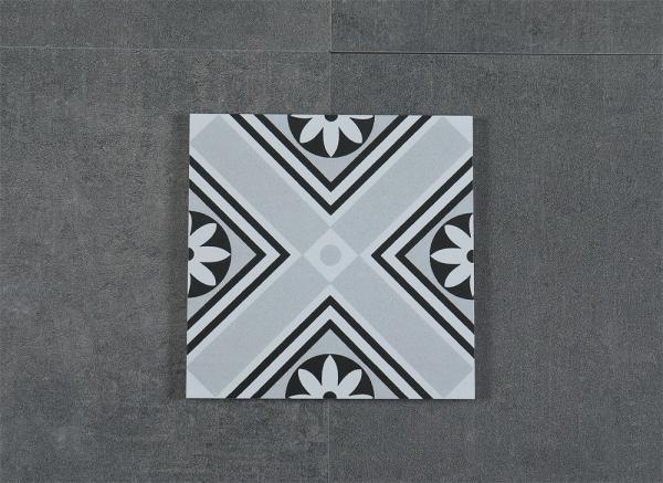 Gray Antibacterial Ceramic Rustic Tile 200x200mm for Kitchen Walls