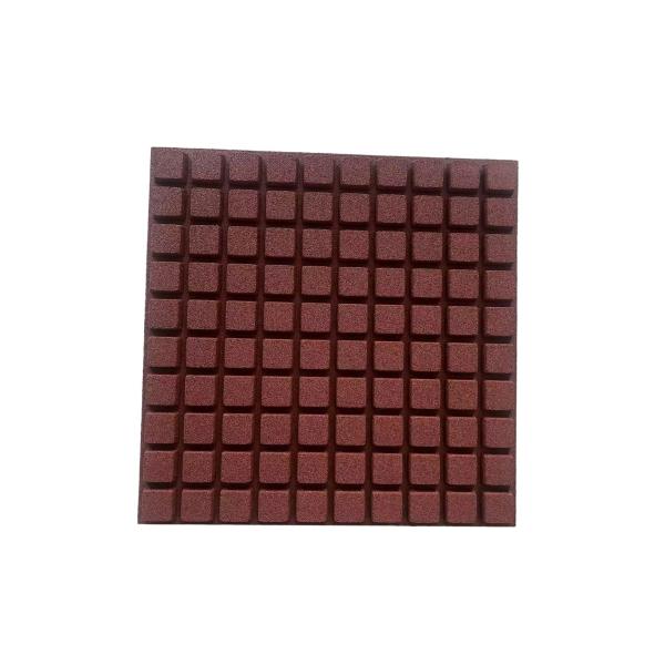 Revêtements de sol en caoutchouc amortissants pour parcs extérieurs 1000mmx1000mm 500x500mm