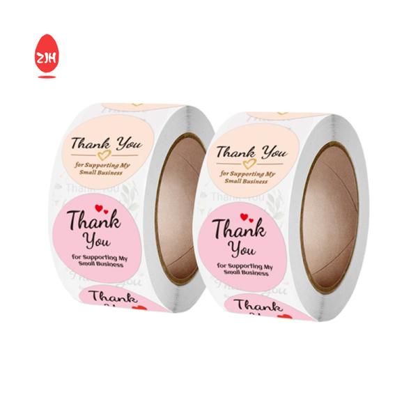 Round Shape Waterproof Vinyl Sticker Paper