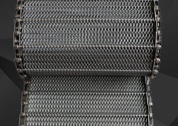 1m 1.2m 1.5m Stainless Steel Chain Mesh Conveyor Belt Customization