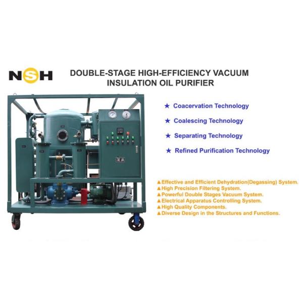 Decontamination Degassification 56kW Vacuum Insulation Oil Purifier Equipment