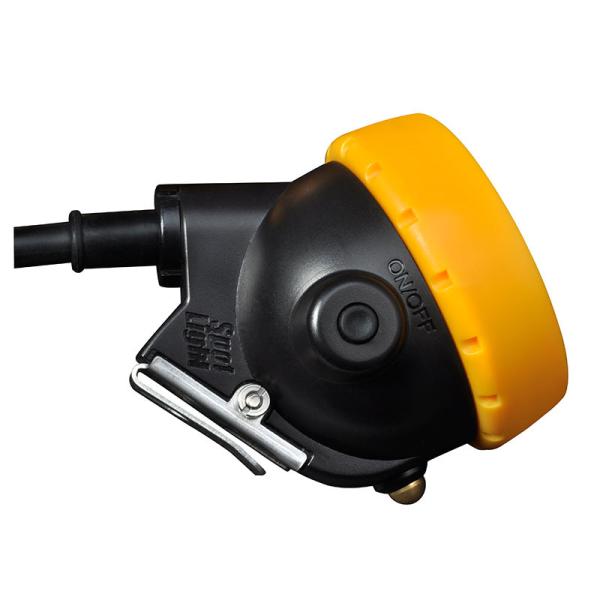 20000Lux IP68 Waterproof LED Mining Headlamp with Blue Rear Light