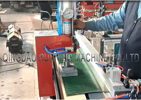 máquina de perfuração pneumática do dedo da máquina de perfuração da correia transportadora do plutônio do PVC de 2100mm