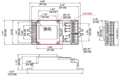 Версия UL датчика движения MC601V микроволны Dimmable 120/277Vac североамериканская