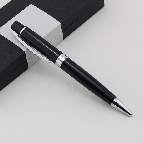 Business Office Metal Signature Pen 0.7mm Twist Type Aluminium Ball Pen