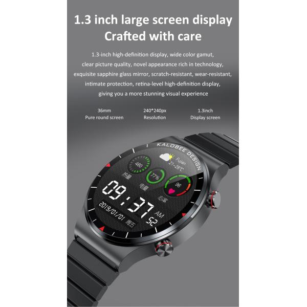 1.3 Inch BT4.0 Waterproof Sport Smartwatch 290mAH For HUAWEI GT2 PRO