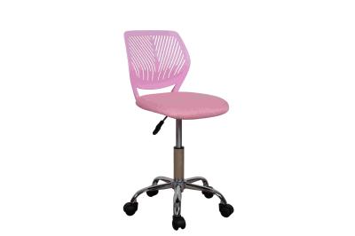 Fabric Seat Armless Office Chairs Mid Back ,  Adjustable Height Kids Computer Chair